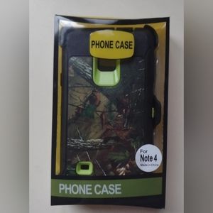 Camo Rugged Protection Phone Case for Samsung Note 4